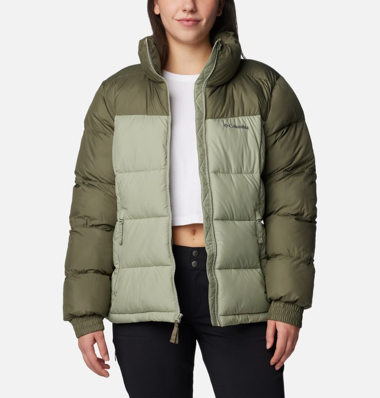 Pike Lake III isolierte Puffer Jacke für Frauen, Color: Stone Green, Safari, image 8