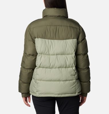 Women's Pike Lake III Insulated Puffer Jacket, Color: Stone Green, Safari, image 2