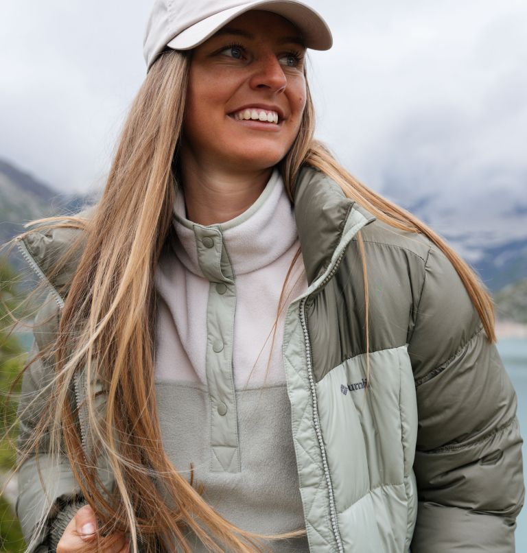 Pike Lake III isolierte Puffer Jacke für Frauen, Color: Stone Green, Safari, image 9