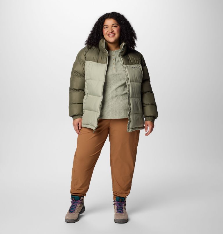 Women's Pike Lake Full Zip Jacket - Plus Size, Color: Stone Green, Safari, image 3