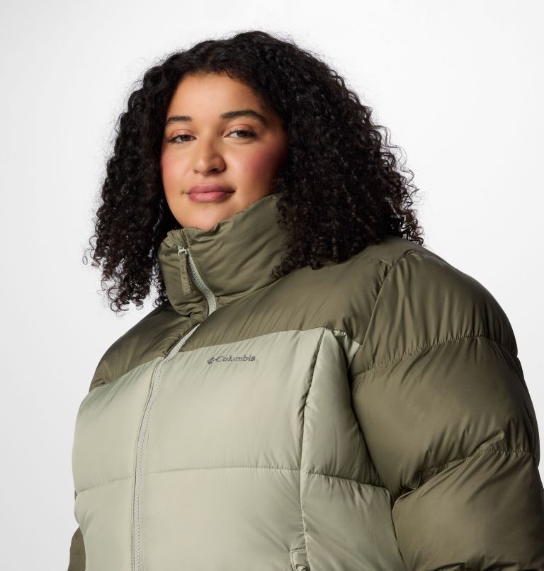 Women's Pike Lake Full Zip Jacket - Plus Size, Color: Stone Green, Safari, image 5