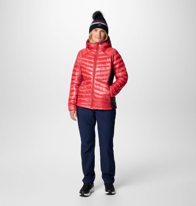 Women's Labyrinth Loop II Hooded Jacket, Color: Daredevil, Moonvista, image 3