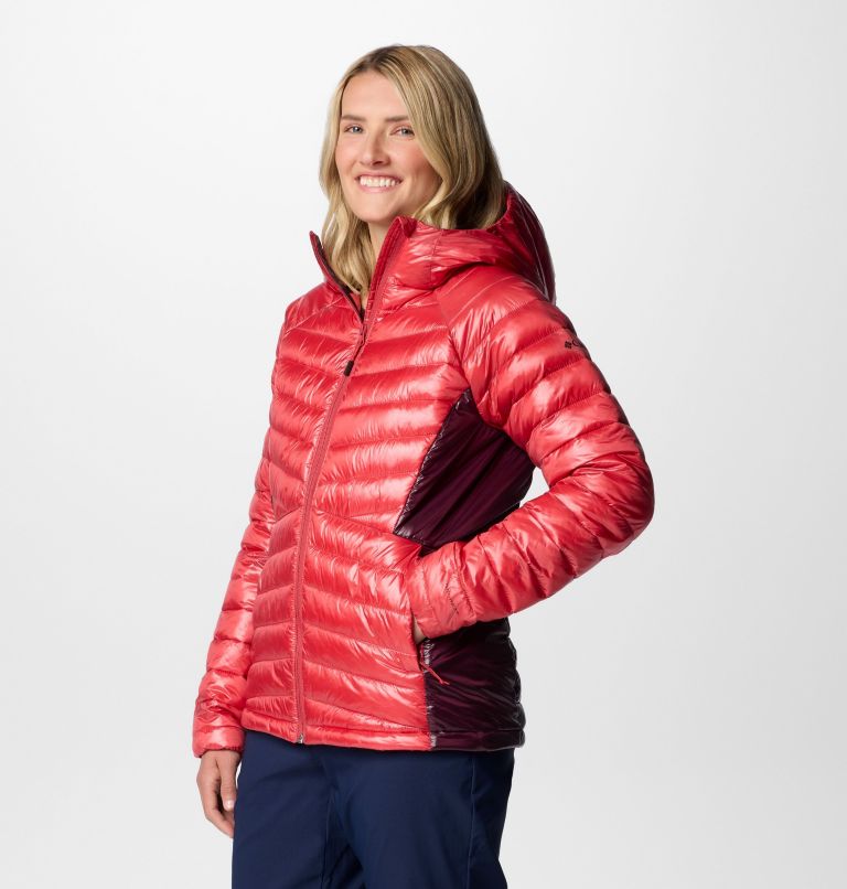 Women's Labyrinth Loop II Hooded Jacket, Color: Daredevil, Moonvista, image 4