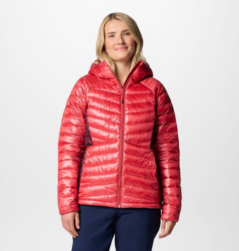 Women's Labyrinth Loop II Hooded Jacket, Color: Daredevil, Moonvista, image 1