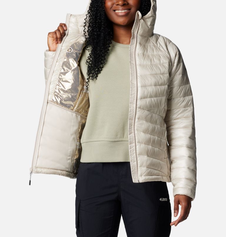 Women's Labyrinth Loop II Insulated Hooded Jacket, Color: Dark Stone, image 5