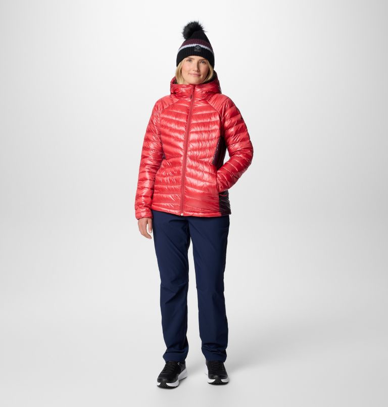 Women's Labyrinth Loop II Insulated Hooded Jacket, Color: Daredevil, Moonvista, image 3