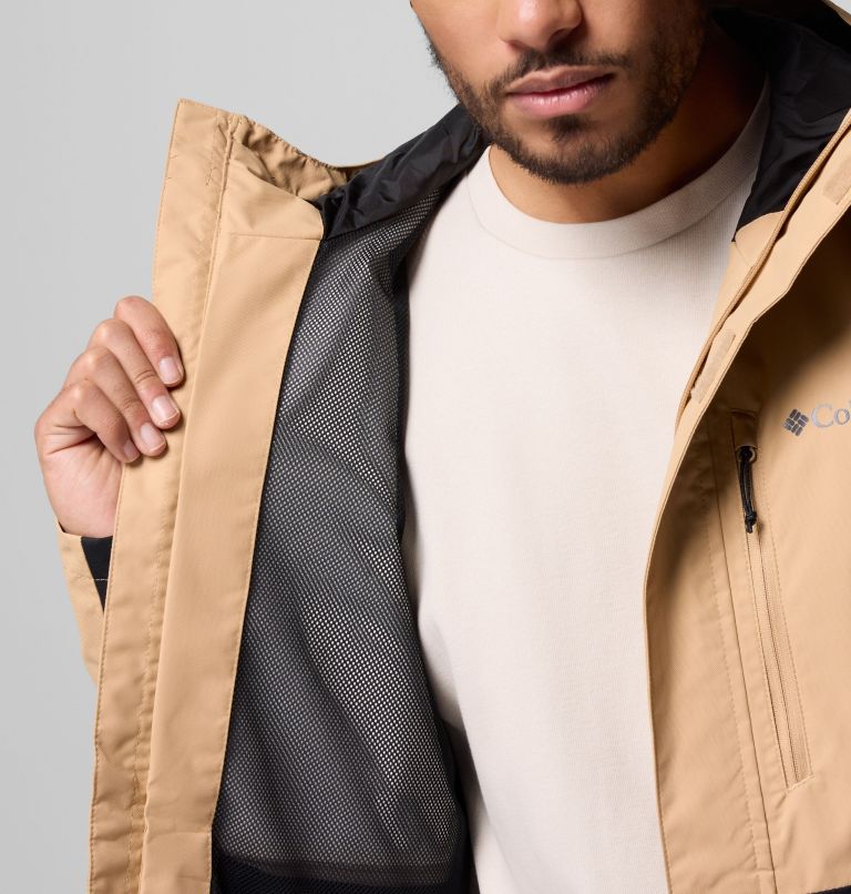 Men's Hikebound II Jacket, Color: Canoe, Black, image 6