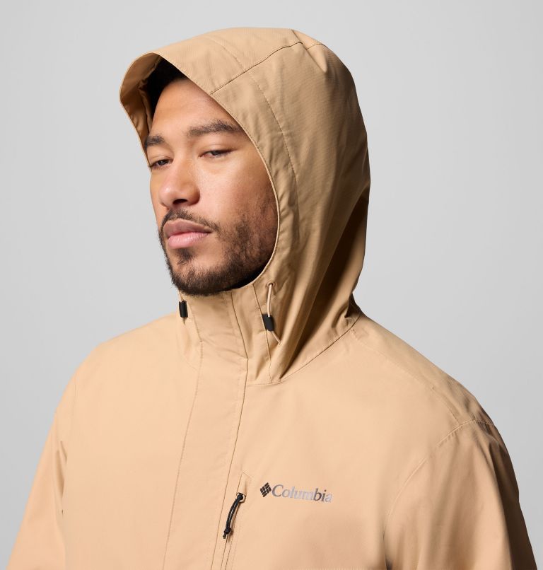 Men's Hikebound II Jacket, Color: Canoe, Black, image 7