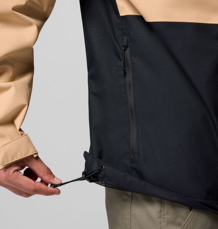 Men's Hikebound II Jacket, Color: Canoe, Black, image 9