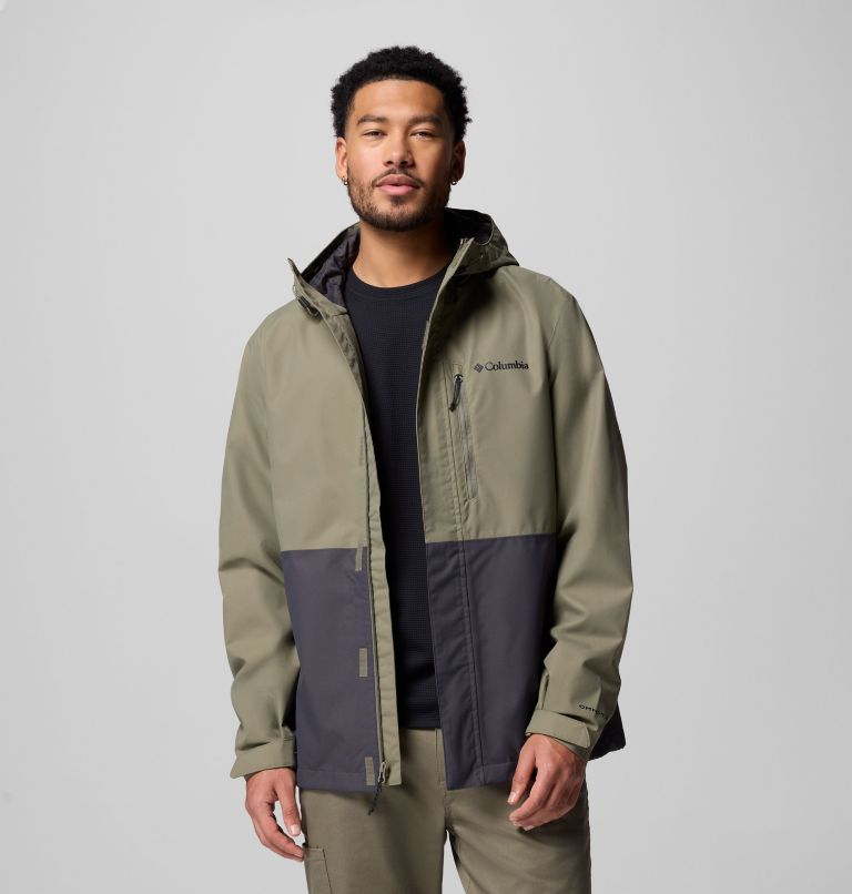 Men's Hikebound II Jacket, Color: Stone Green, Shark, image 5