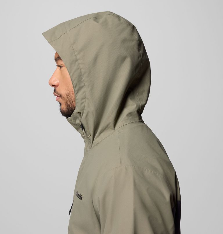 Men's Hikebound II Jacket, Color: Stone Green, Shark, image 8