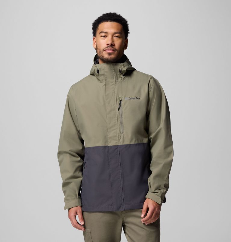 Men's Hikebound II Jacket, Color: Stone Green, Shark, image 1