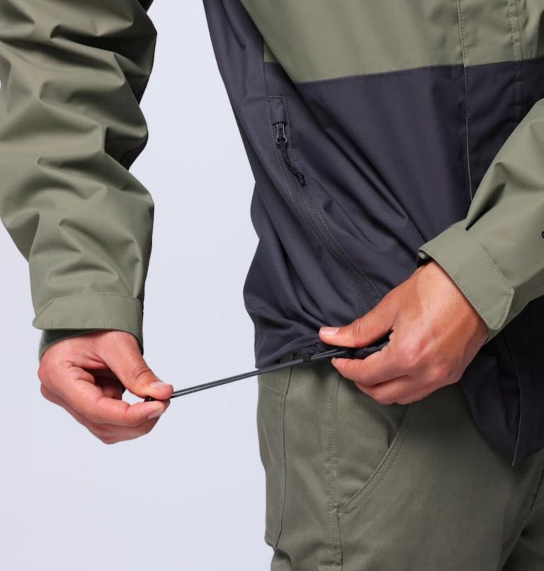 Men's Hikebound II Jacket, Color: Stone Green, Shark