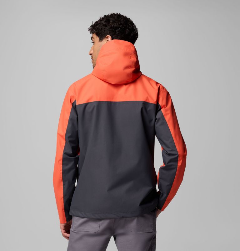Men's Hikebound II Jacket, Color: Zing, Shark, image 3