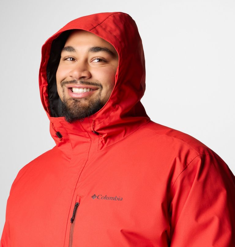 Men's Hikebound II Jacket - Big, Color: Sail Red, Spice, image 5