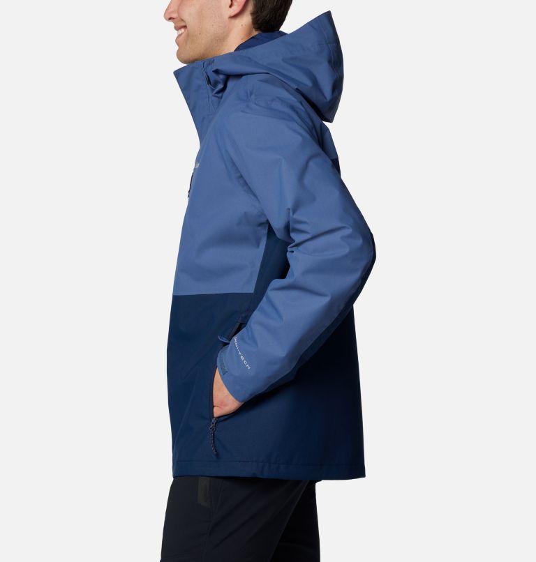Men's Hikebound II Jacket - Tall, Color: Dark Mountain, Collegiate Navy, image 3