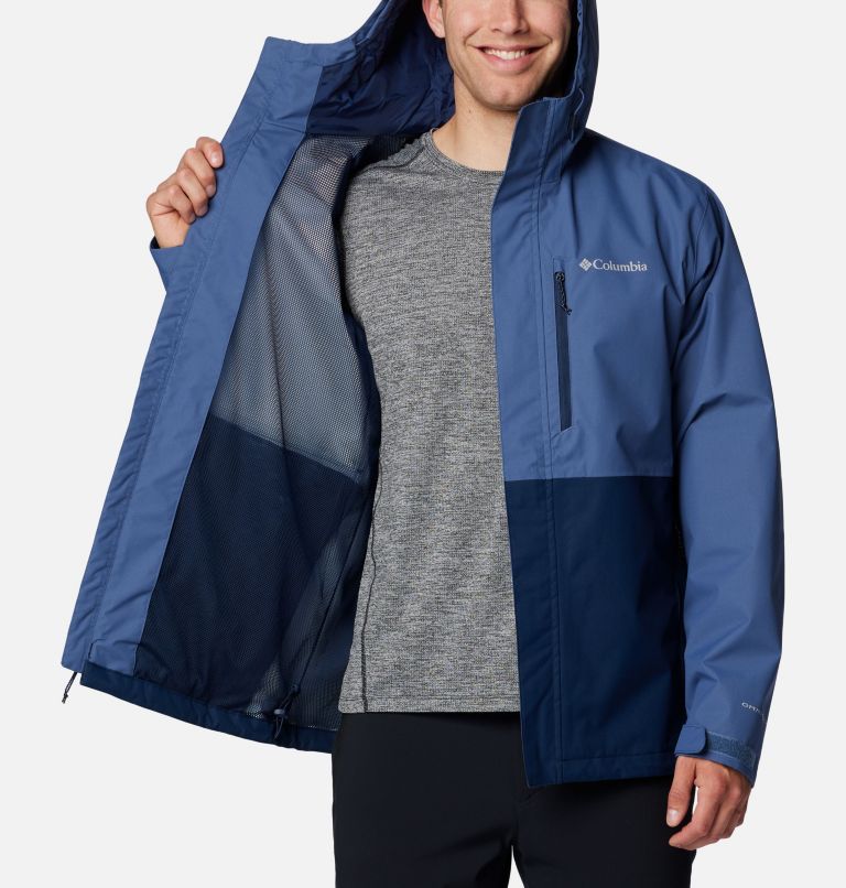 Men's Hikebound II Jacket - Tall, Color: Dark Mountain, Collegiate Navy, image 5