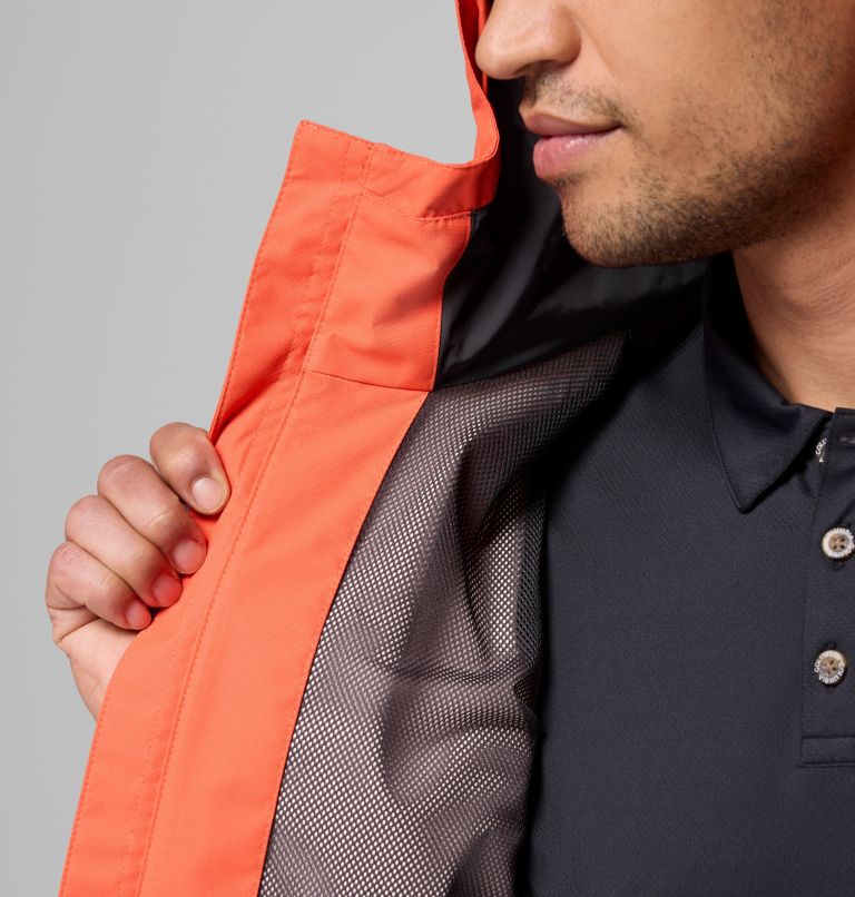 Men's Hikebound II Jacket - Tall, Color: Zing, Shark, image 6