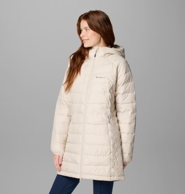 Chaqueta aislante de largo medio Powder Lite II para mujer, Color: Dark Stone, image 8