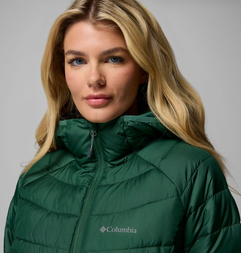 Women's Powder Lite II Mid Jacket, Color: Rain Forest, image 5