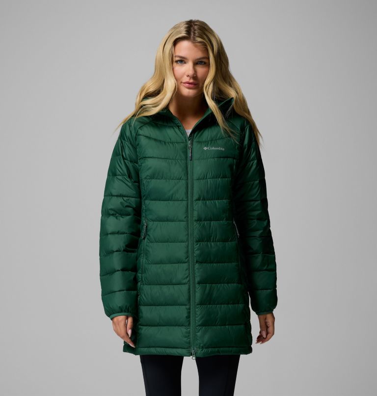 Women's Powder Lite II Mid Jacket, Color: Rain Forest, image 1