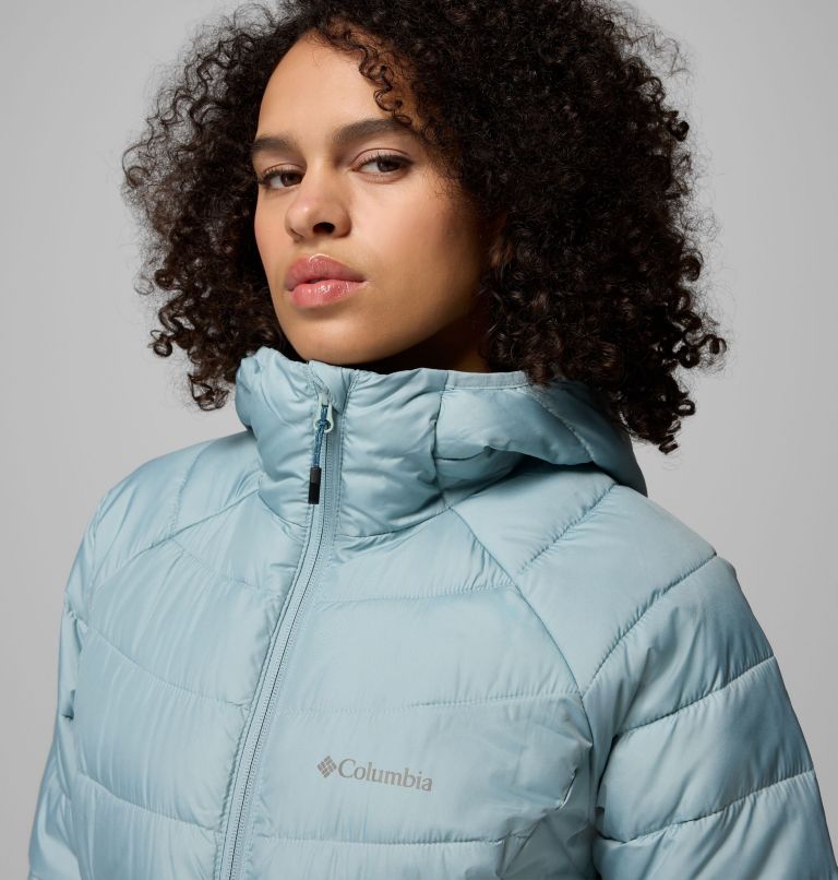 Women's Powder Lite II Mid Insulated Jacket, Color: Crushed Blue, image 7