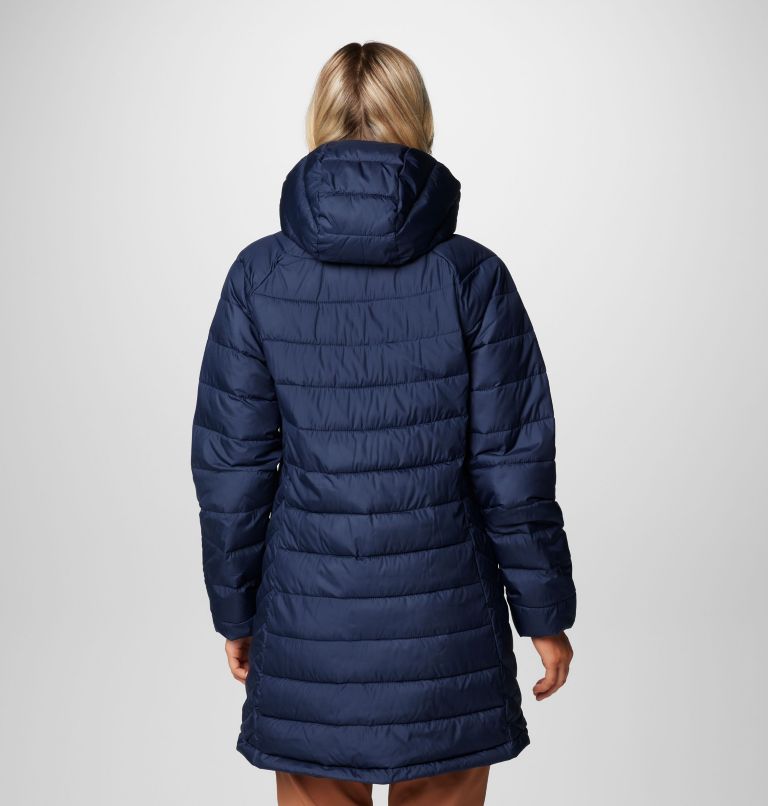 Women's Powder Lite II Mid Insulated Jacket, Color: Collegiate Navy, image 2