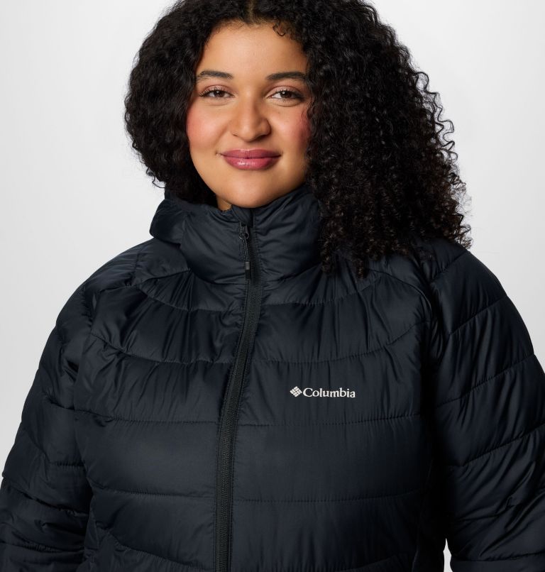 Women's Powder Lite II Mid Jacket - Plus Size, Color: Black, image 5