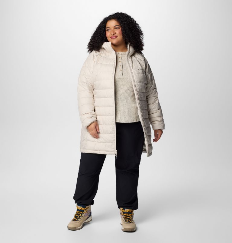 Women's Powder Lite II Mid Jacket - Plus Size, Color: Dark Stone, image 3