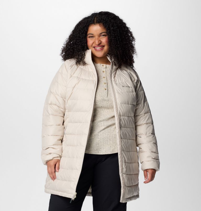 Women's Powder Lite II Mid Jacket - Plus Size, Color: Dark Stone, image 7