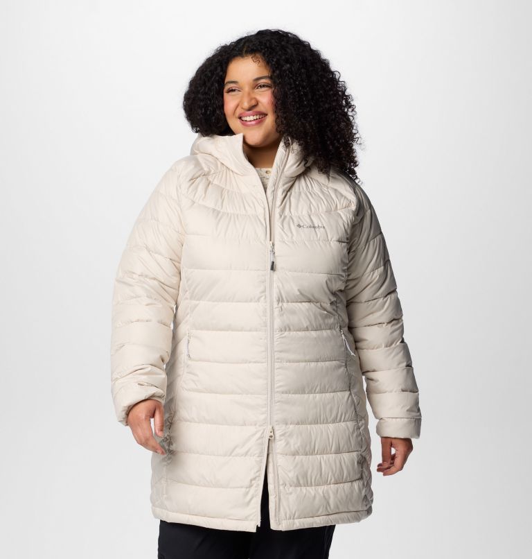 Women's Powder Lite II Mid Jacket - Plus Size, Color: Dark Stone, image 1