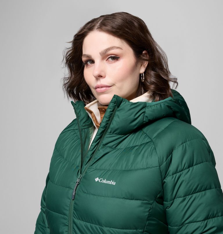 Women's Powder Lite II Mid Jacket - Plus Size, Color: Rain Forest, image 4