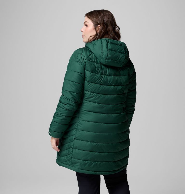 Women's Powder Lite II Mid Jacket - Plus Size, Color: Rain Forest, image 2