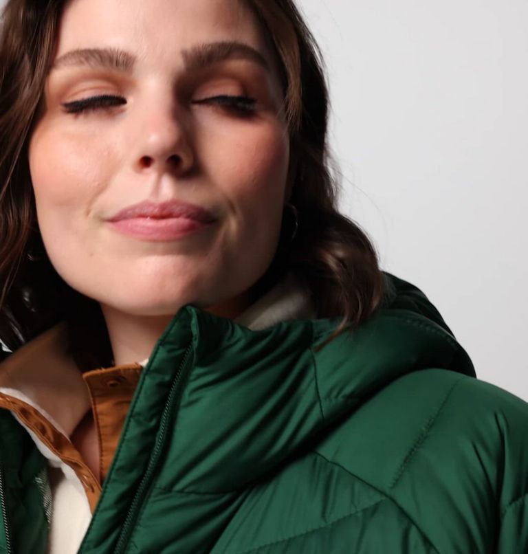 Women's Powder Lite II Mid Jacket - Plus Size, Color: Rain Forest