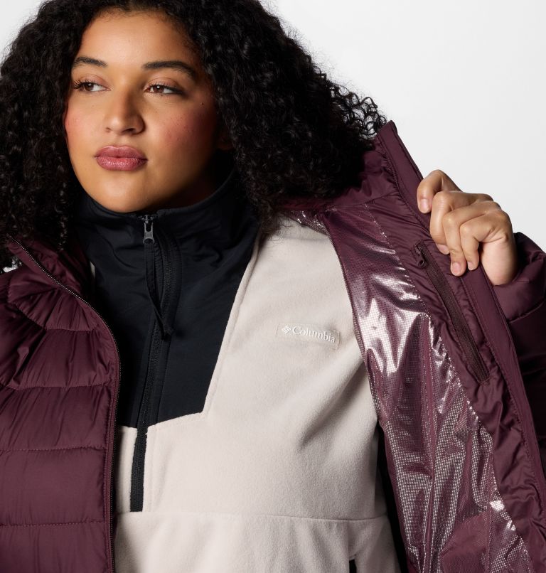 Women's Powder Lite II Mid Jacket - Plus Size, Color: Moonvista, image 6