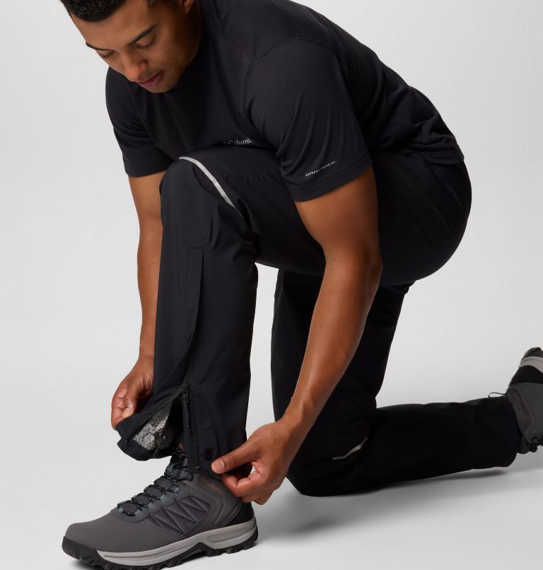 Men's Hazy Trail II Rain Pants, Color: Black, image 7
