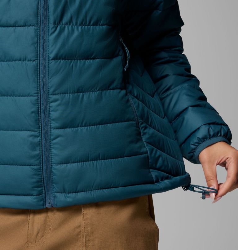 Women's Powder Lite II Hooded Jacket, Color: Everblue, image 6