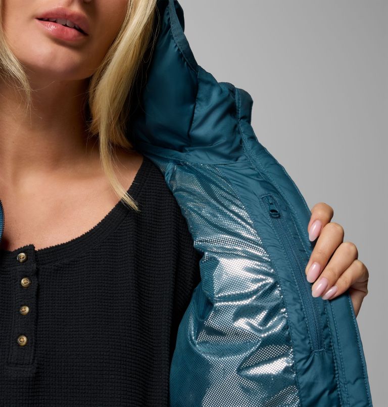 Women's Powder Lite II Hooded Jacket, Color: Everblue, image 7