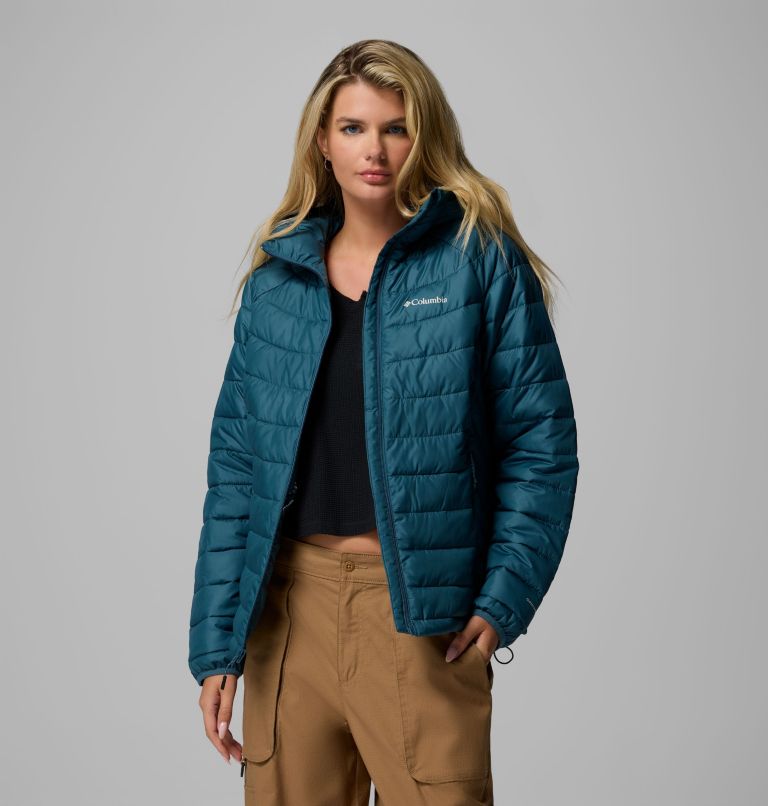 Women's Powder Lite II Hooded Jacket, Color: Everblue, image 8
