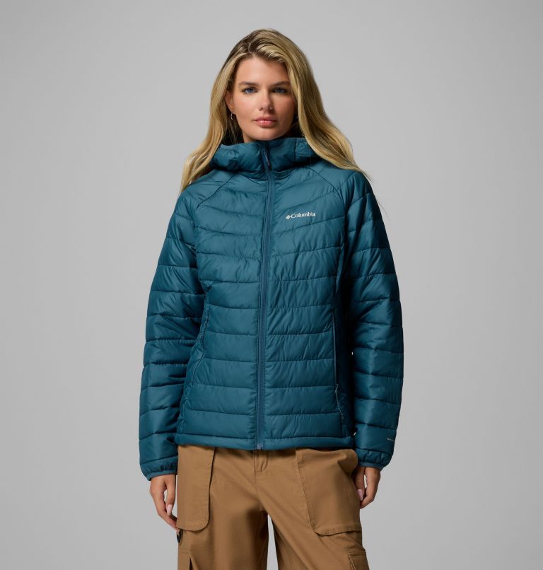 Women's Powder Lite II Hooded Jacket, Color: Everblue, image 1