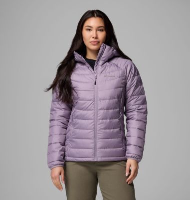 Veste Isolée à Capuche Powder Lite II Femme, Color: Shale Purple, image 1