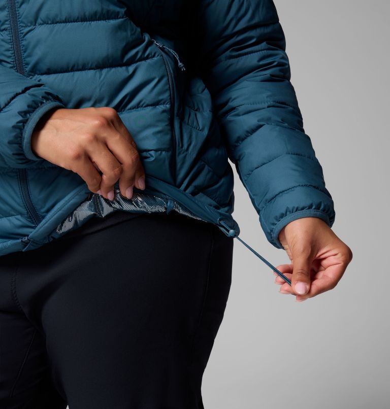 Women's Powder Lite II Hooded Jacket - Plus Size, Color: Everblue, image 8