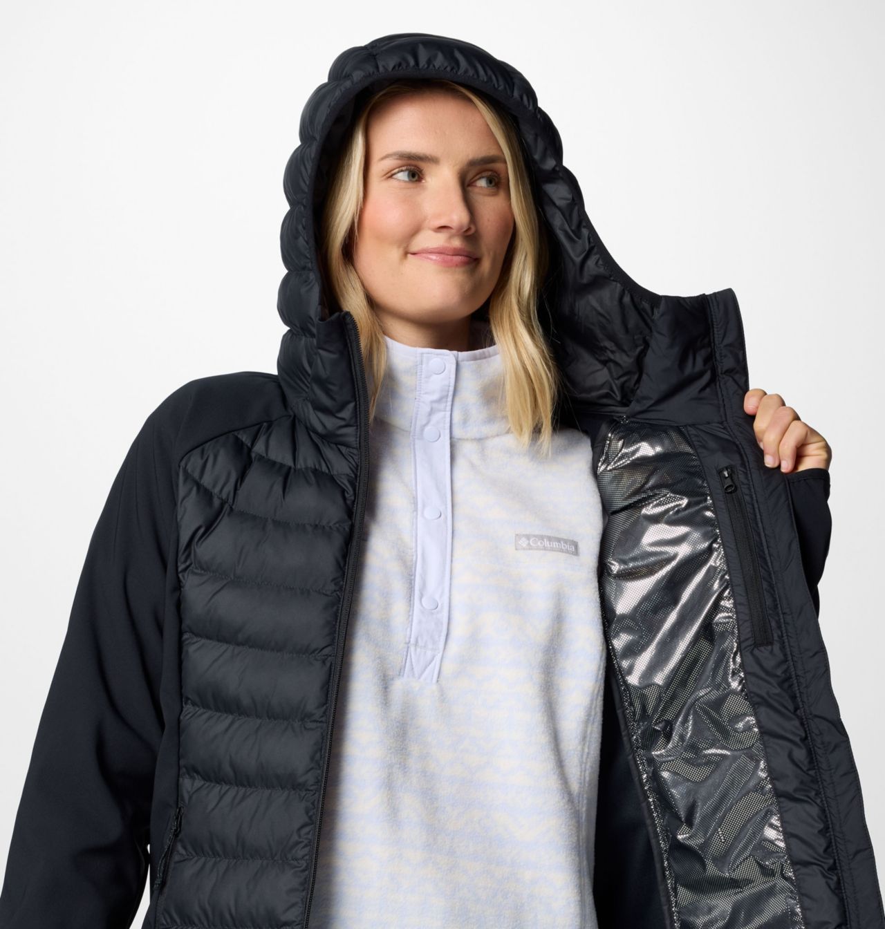 Women's Powder Lite™ II Hybrid Hooded Jacket 7