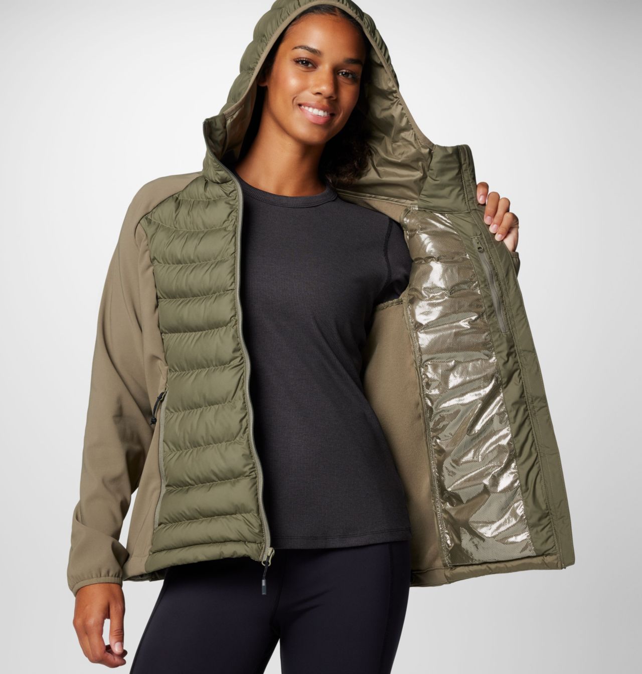 Women's Powder Lite™ II Hybrid Hooded Jacket | 397 | XXL 6
