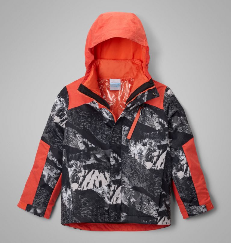 Boys' Whirlibird III Interchange Jacket, Color: Black Cascades, Zing, image 1