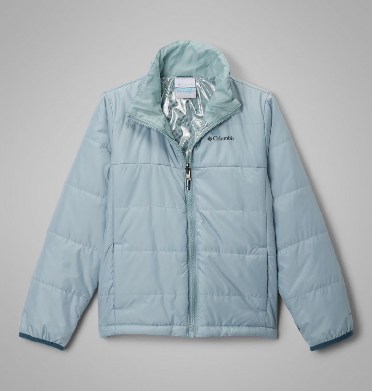 Boys' Whirlibird III Interchange Jacket, Color: Citron Haze Cascades, Everblue, image 4