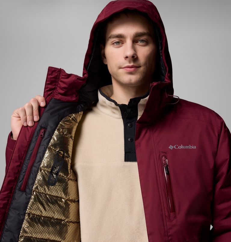 Men's Oak Harbor II Insulated Jacket, Color: Rich Wine, image 7
