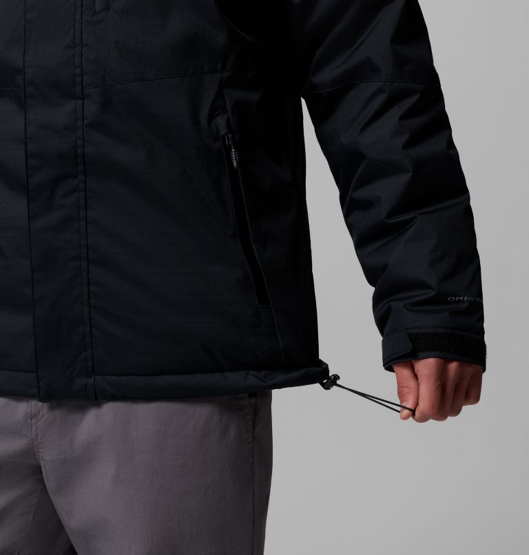 Men's Oak Harbor II Insulated Waterproof Jacket, Color: Black, image 10