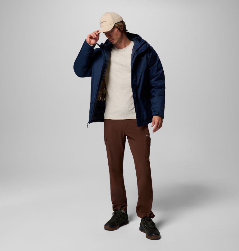 Men's Oak Harbor II Insulated Waterproof Jacket, Color: Collegiate Navy, image 2