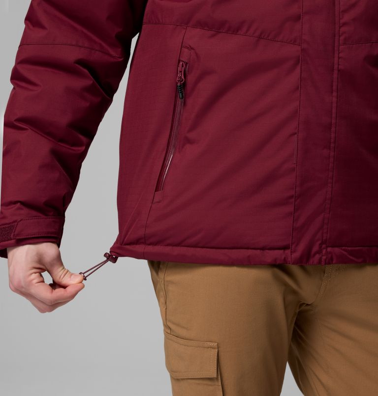 Men's Oak Harbor II Insulated Waterproof Jacket, Color: Rich Wine, image 6